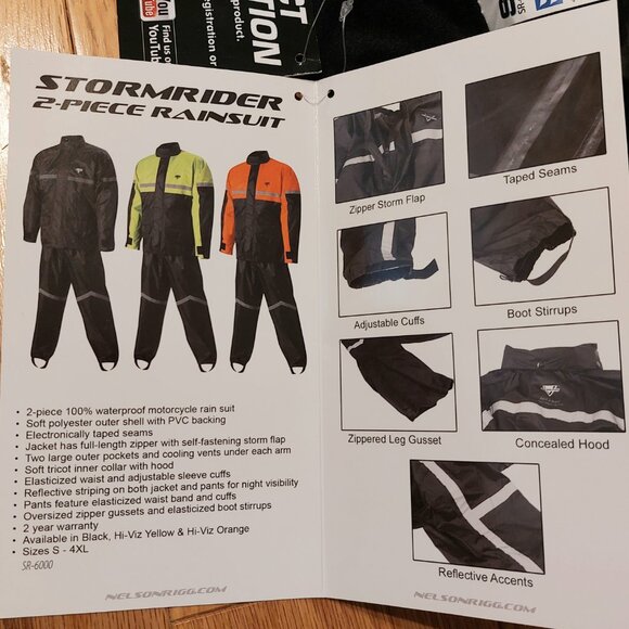 BNWT Stormrider Motorcycle Jacket - Picture 11 of 11